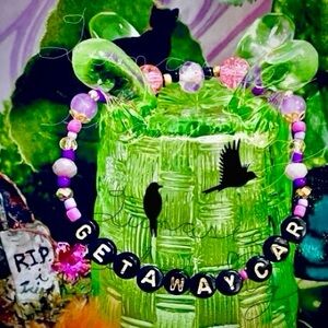 “Getaway*Car” handmade Taylor Swift bracelet